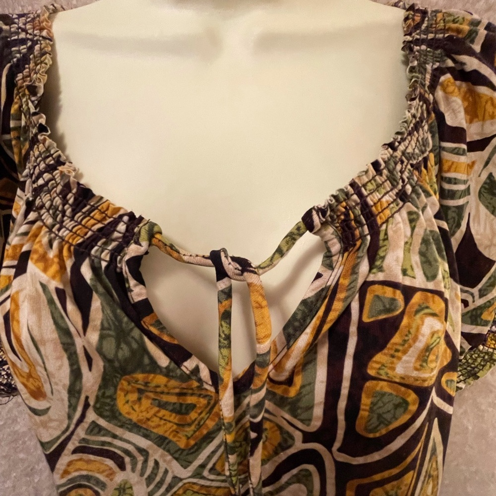 Native Pattern Blouse - image 3